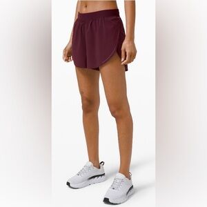 Lululemon Fast and Free Reflective High-Rise Classic-Fit Short 3" Size 4